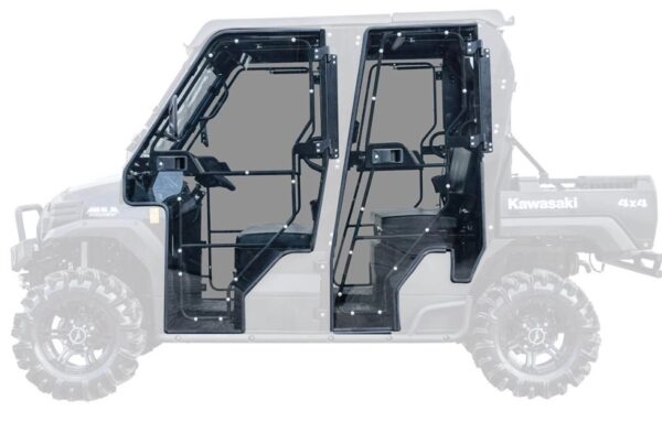 Kawasaki Mule FX-FXT Full Cab Enclosure Doors