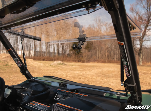 2021+ Can-Am Commander Scratch Resistant Flip Windshield - Image 4