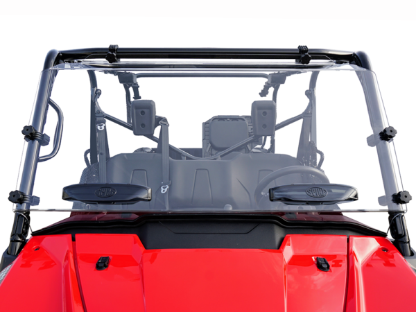 Honda Pioneer 1000 Dual Vent Scratch Resistant Windshield - Image 3