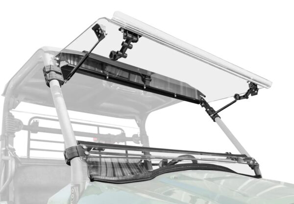 Kawasaki Mule Pro-MX Scratch Resistant Flip Up Windshield