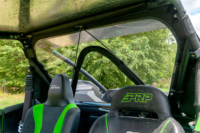 Kawasaki KRX 1000 Soft Rear Windshield - Image 5